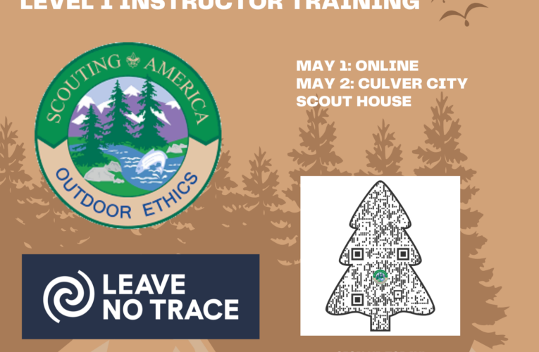 Scouting America Level 1 Leave No Trace Instructor Course 🗓